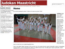Tablet Screenshot of judokanmaastricht.nl